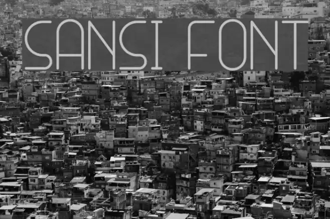 SANSI Font examples