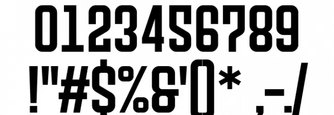 SANSON Font OTHER CHARS