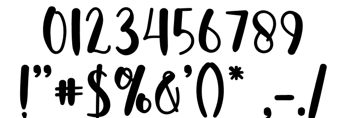 SANTA IN CHRISTMAS Font OTHER CHARS
