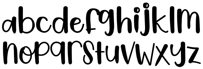 SANTA IN CHRISTMAS Font LOWERCASE