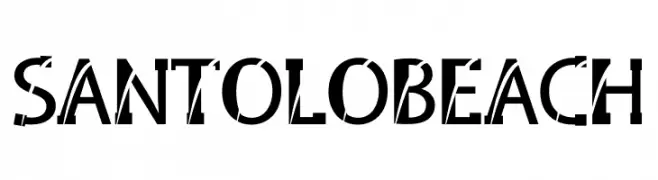SANTOLO BEACH  Frei Schriftart Herunterladen