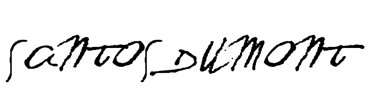 SANTOS DUMONT  Free Fonts Download