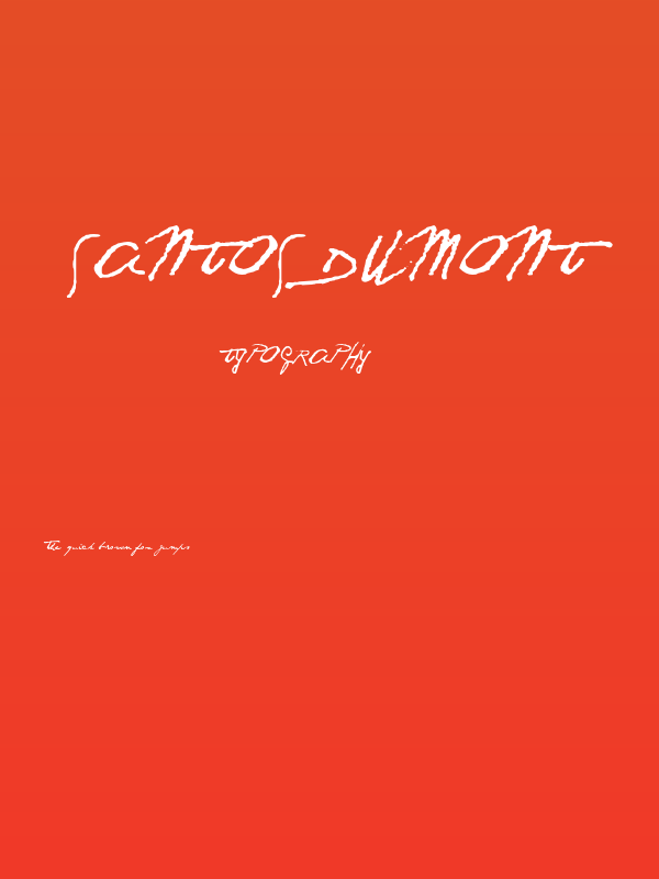 SANTOS DUMONT Poster