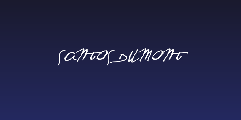SANTOS DUMONT Social Header