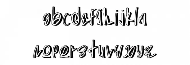 SAROIGO Font LOWERCASE
