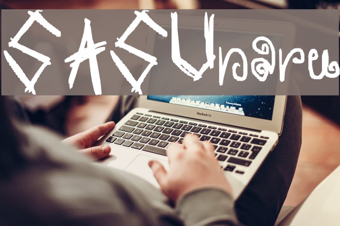 SASUnaru Font examples