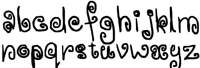 SASUnaru Font LOWERCASE