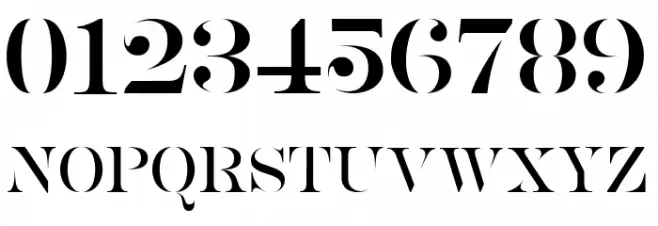 SATURDATE SERIF Font OTHER CHARS