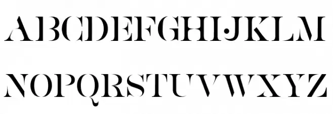 SATURDATE SERIF Schriftart Groß