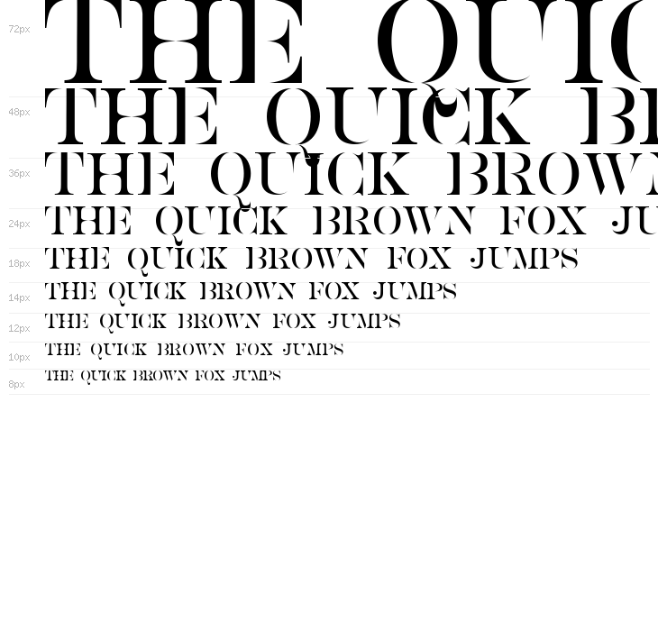 SATURDATE SERIF Waterfall