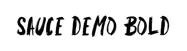 SAUCE DEMO Bold  Скачать бесплатные шрифты