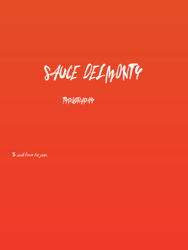 SAUCE Delmonty Poster