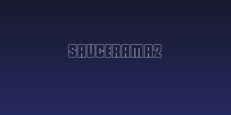 SAUCERAMA2 Social Header