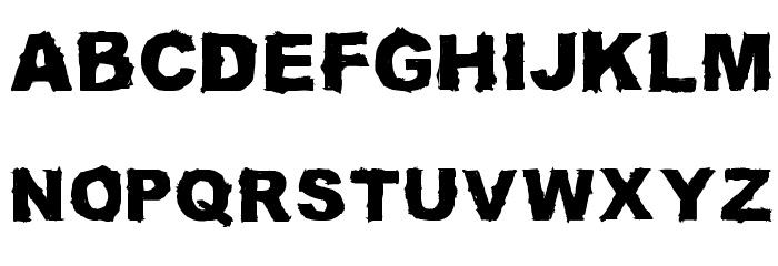 SAVE OUR SOULS saji Font LOWERCASE