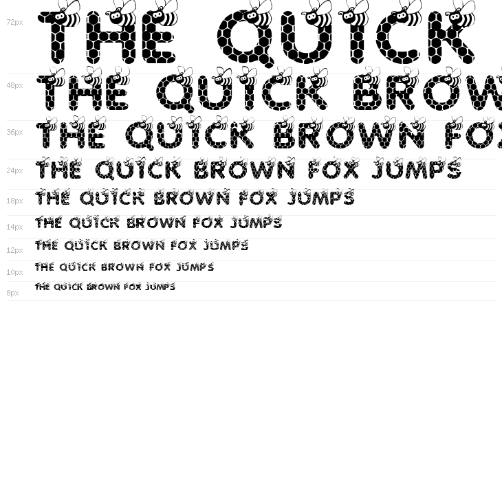 SAVE THE HONEYBEE Waterfall