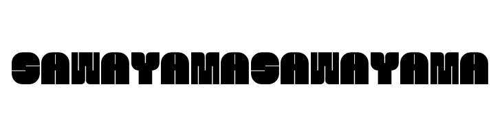 SAWAYAMA SAWAYAMA  Free Fonts Download