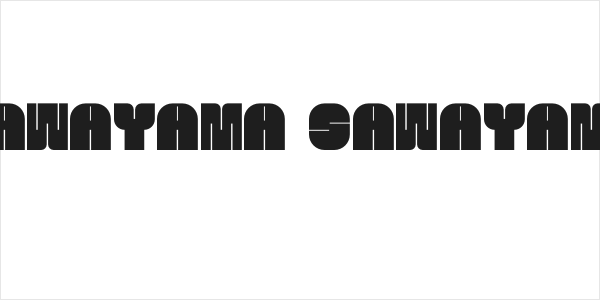 SAWAYAMA SAWAYAMA Logo