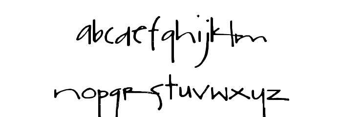 SA_Kiss Font LOWERCASE