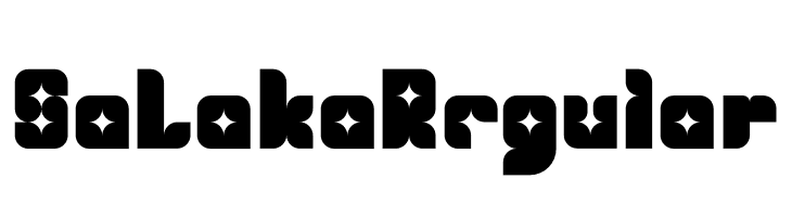 SaLaka Regular  Скачать бесплатные шрифты