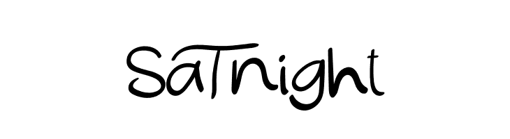 SaTnight  font caratteri gratis