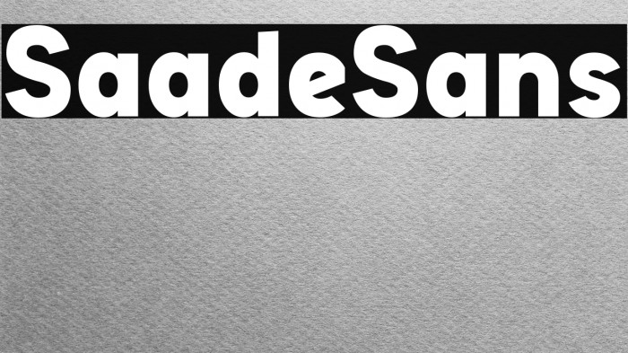 Saade Sans Example 1