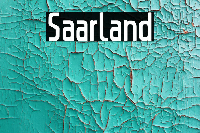 Saarland Font examples