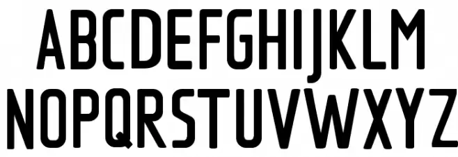 Saarland フォント 大文字