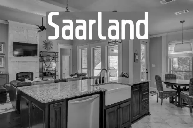 Saarland Font examples