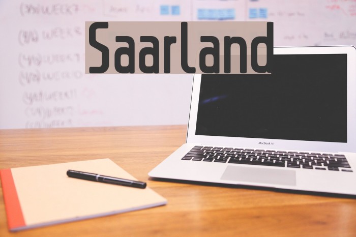 Saarland Font examples