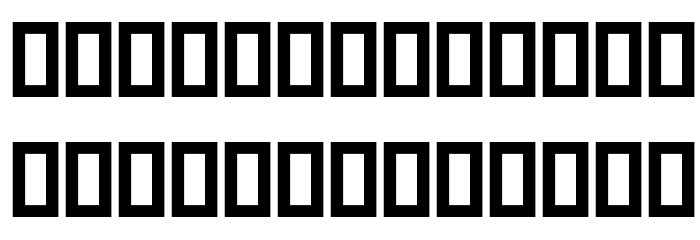 Saaz Font LOWERCASE