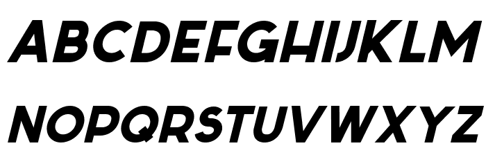 Sabado-Italic Font LOWERCASE