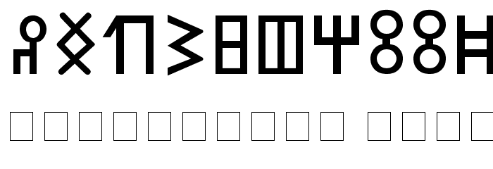 SabaeanGG Font OTHER CHARS