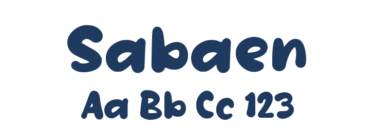 Sabaen Font Preview