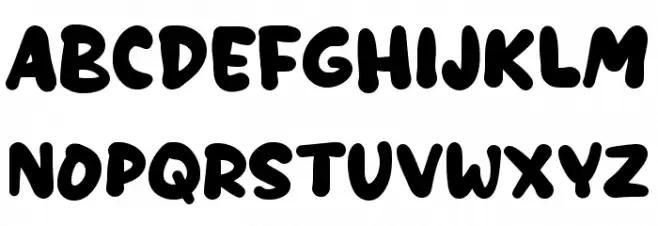 Sabaen फ़ॉन्ट अपरकेस