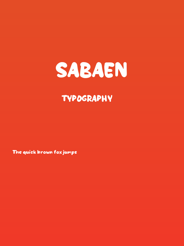 Sabaen Poster