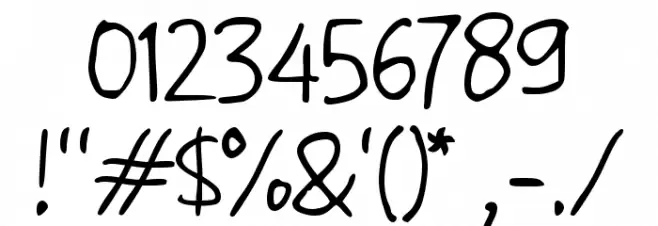 Sabagia Font OTHER CHARS