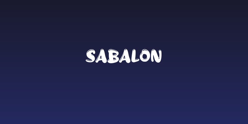 Sabalon Social Header