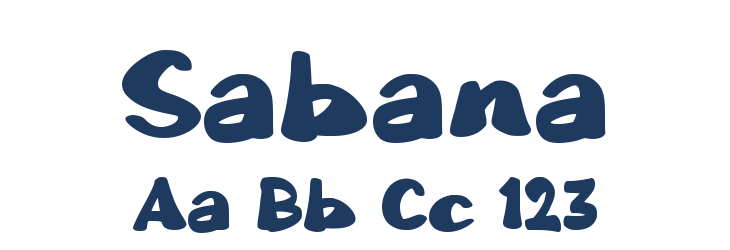 Sabana Font Preview