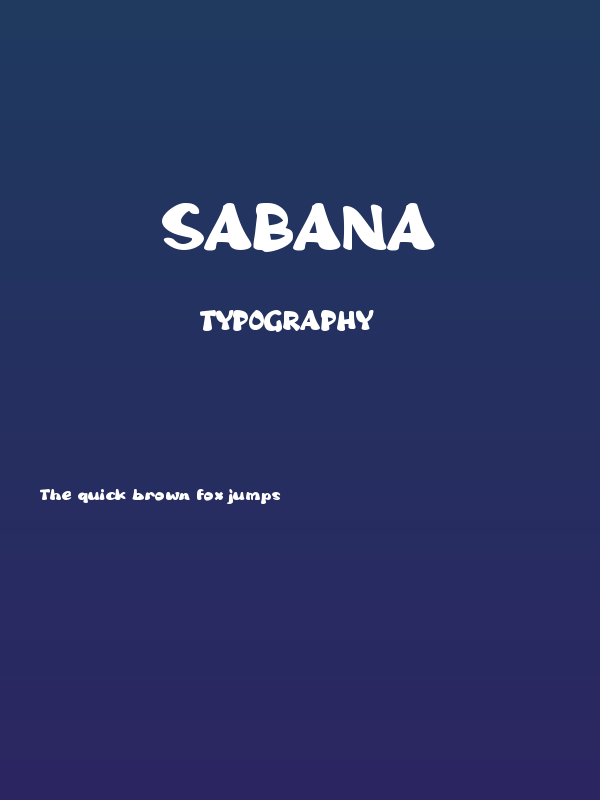 Sabana Poster