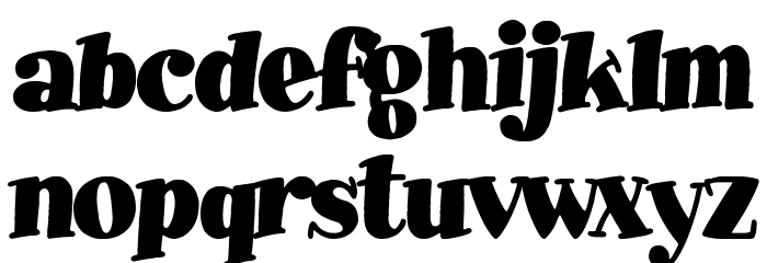 Sabandija Asquerosa Font Litere mici
