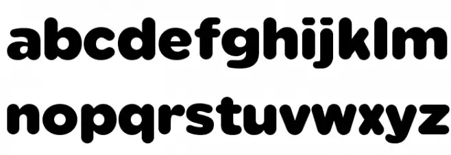 Sabandija-ffp Font Litere mici
