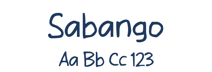 Sabango Font Preview