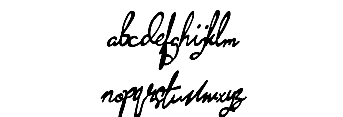 Sabareh Font LOWERCASE