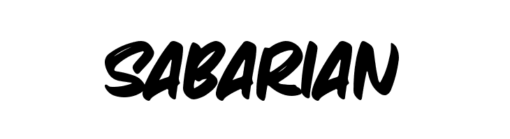 Sabarian  Frei Schriftart Herunterladen