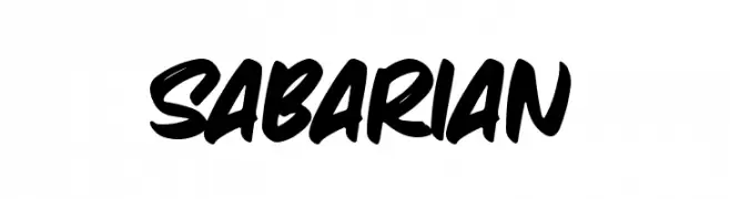 Sabarian  Скачать бесплатные шрифты