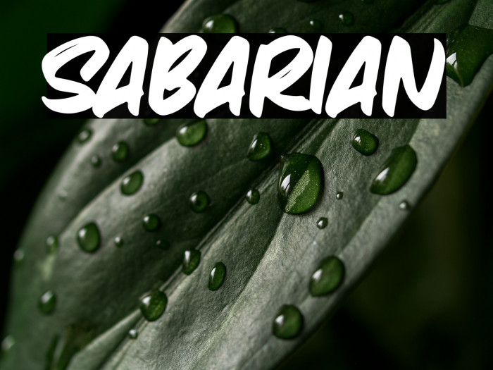 Sabarian Example 1