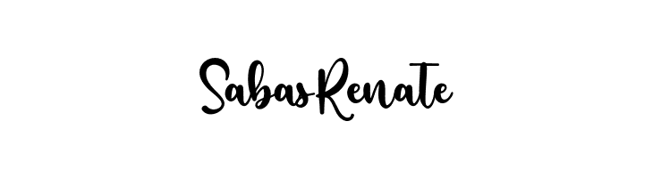 SabasRenate  baixar fontes gratis