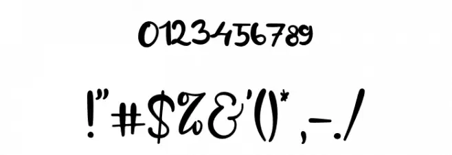 SabasRenate Font OTHER CHARS