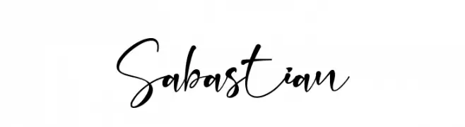Sabastian  font caratteri gratis