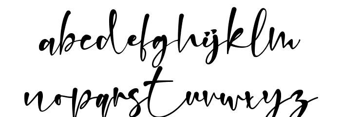 Sabastian Font LOWERCASE